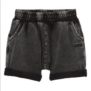Rock Your Baby Smash Shorts in Black, 6-12 Months